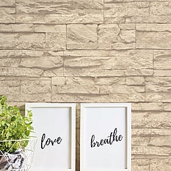 Galerie Wallcoverings Product Code: BB51152 - Bricks And More Wallpaper Collection Galerie Wallcoverings Product Code BB51152 - Bricks And More Wallpaper Collection - Beige Cream Colours - Graceful Granite Motif Design