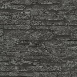 Galerie Wallcoverings Product Code: BB51153 - Bricks And More Wallpaper Collection Galerie Wallcoverings Product Code BB51153 - Bricks And More Wallpaper Collection - Grey Black Colours - Graceful Granite Motif Design