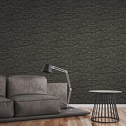 Galerie Wallcoverings Product Code: BB51153 - Bricks And More Wallpaper Collection Galerie Wallcoverings Product Code BB51153 - Bricks And More Wallpaper Collection - Grey Black Colours - Graceful Granite Motif Design