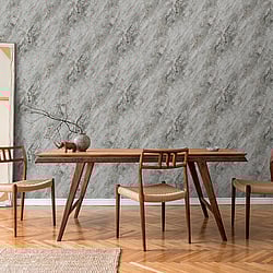 Galerie Wallcoverings Product Code: BB51161 - Bricks And More Wallpaper Collection Galerie Wallcoverings Product Code BB51161 - Bricks And More Wallpaper Collection - Beige Grey Metallic Colours - Luxurious Marble Motif Design