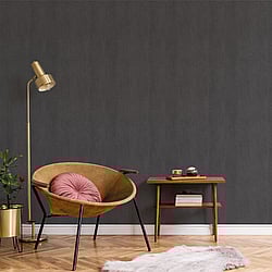 Galerie Wallcoverings Product Code: BL22714 - Botanica Wallpaper Collection Galerie Wallcoverings Product Code BL22714 - Botanica Wallpaper Collection - Black Colours - Small Weave Plain Design