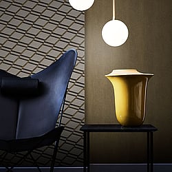 Galerie Wallcoverings Product Code: BL22731 - Botanica Wallpaper Collection Galerie Wallcoverings Product Code BL22731 - Botanica Wallpaper Collection - Bronze Grey Colours - Chain Link Design