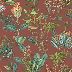 Galerie Wallcoverings Product Code: BL22743 - Botanica Wallpaper Collection Galerie Wallcoverings Product Code BL22743 - Botanica Wallpaper Collection - Red Colours - Mystic Floral Design
