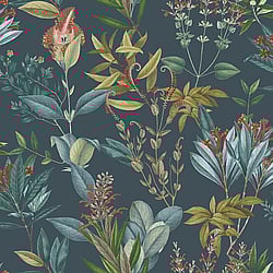 Galerie Wallcoverings Product Code: BL22744 - Botanica Wallpaper Collection Galerie Wallcoverings Product Code BL22744 - Botanica Wallpaper Collection - Blue Colours - Mystic Floral Design