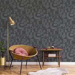 Galerie Wallcoverings Product Code: BL22773 - Botanica Wallpaper Collection Galerie Wallcoverings Product Code BL22773 - Botanica Wallpaper Collection - Blue Colours - Cubics Design