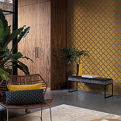 Galerie Wallcoverings Product Code: BO23030 - Luxe Wallpaper Collection Galerie Wallcoverings Product Code BO23030 - Luxe Wallpaper Collection - Ochre Colours - Braid Design