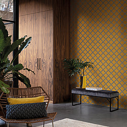 Galerie Wallcoverings Product Code: BO23030 - Luxe Wallpaper Collection Galerie Wallcoverings Product Code BO23030 - Luxe Wallpaper Collection - Ochre Colours - Braid Design
