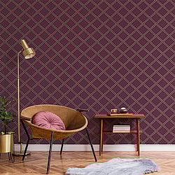 Galerie Wallcoverings Product Code: BO23031 - Luxe Wallpaper Collection Galerie Wallcoverings Product Code BO23031 - Luxe Wallpaper Collection - Red Colours - Braid Design