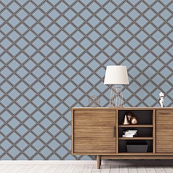 Galerie Wallcoverings Product Code: BO23032 - Luxe Wallpaper Collection Galerie Wallcoverings Product Code BO23032 - Luxe Wallpaper Collection - Blue Colours - Braid Design