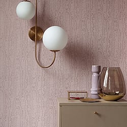 Galerie Wallcoverings Product Code: BO23042 - Luxe Wallpaper Collection Galerie Wallcoverings Product Code BO23042 - Luxe Wallpaper Collection - Pink Colours - Moire Texture Design