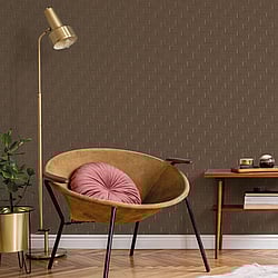 Galerie Wallcoverings Product Code: BO23060 - Luxe Wallpaper Collection Galerie Wallcoverings Product Code BO23060 - Luxe Wallpaper Collection - Brown Colours - Labyrinth Design