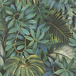 Galerie Wallcoverings Product Code: BW51020 - Blooming Wild Wallpaper Collection Galerie Wallcoverings Product Code BW51020 - Blooming Wild Wallpaper Collection - Yellow Green Colours - Tropical Leaf Motif Design