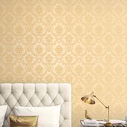 Galerie Wallcoverings Product Code: CI38215 - Classic Silks 4 Wallpaper Collection Galerie Wallcoverings Product Code CI38215 - Classic Silks 4 Wallpaper Collection - Drk. Cream Colours - Classic Damask Design