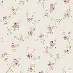 Galerie Wallcoverings Product Code: CI38226 - Classic Silks 4 Wallpaper Collection Galerie Wallcoverings Product Code CI38226 - Classic Silks 4 Wallpaper Collection - Beige choke Purple Yellow Colours - White Wedding Trail Design