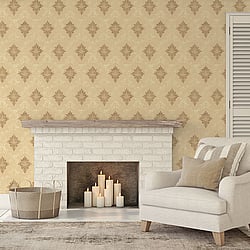 Galerie Wallcoverings Product Code: CI38240 - Classic Silks 4 Wallpaper Collection Galerie Wallcoverings Product Code CI38240 - Classic Silks 4 Wallpaper Collection - Beiges Creams Gold Colours - Silk Damask Design