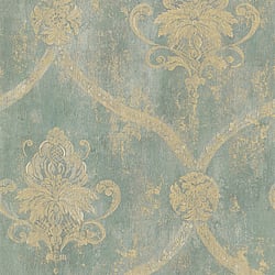Galerie Wallcoverings Product Code: CI38255 - Classic Silks 4 Wallpaper Collection Galerie Wallcoverings Product Code CI38255 - Classic Silks 4 Wallpaper Collection - Aqua, Green, Taupe Colours - Regal Damask Design