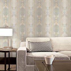 Galerie Wallcoverings Product Code: CI38263 - Classic Silks 4 Wallpaper Collection Galerie Wallcoverings Product Code CI38263 - Classic Silks 4 Wallpaper Collection - Grey, Cream, Silver Colours - String Damask Design