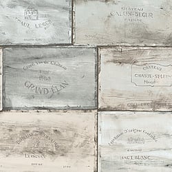 Galerie Wallcoverings Product Code: CK36613 - Kitchen Style 3 Wallpaper Collection Galerie Wallcoverings Product Code CK36613 - Kitchen Style 3 Wallpaper Collection - Grey Beige Colours - Wine Crates Design