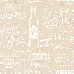 Galerie Wallcoverings Product Code: CK36632 - Kitchen Style 3 Wallpaper Collection Galerie Wallcoverings Product Code CK36632 - Kitchen Style 3 Wallpaper Collection - Cream White Colours - Wine with Friends Design