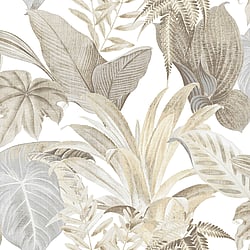 Galerie Wallcoverings Product Code: CM27014 - Botanica Wallpaper Collection Galerie Wallcoverings Product Code CM27014 - Botanica Wallpaper Collection - Cream Grey Colours - Bali Foliage Design