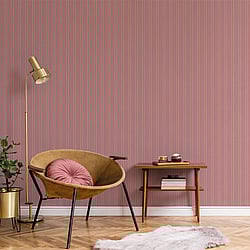 Galerie Wallcoverings Product Code: CM27054 - Botanica Wallpaper Collection Galerie Wallcoverings Product Code CM27054 - Botanica Wallpaper Collection - Red Colours - Classic Stripe Design