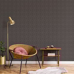 Galerie Wallcoverings Product Code: CM27063 - Botanica Wallpaper Collection Galerie Wallcoverings Product Code CM27063 - Botanica Wallpaper Collection - Black Colours - Ikat Design