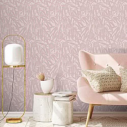 Galerie Wallcoverings Product Code: DA23231 - Luxe Wallpaper Collection Galerie Wallcoverings Product Code DA23231 - Luxe Wallpaper Collection - Pink Colours - Two Tone Leaf Design