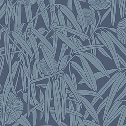 Galerie Wallcoverings Product Code: DA23233 - Luxe Wallpaper Collection Galerie Wallcoverings Product Code DA23233 - Luxe Wallpaper Collection - Blue Colours - Two Tone Leaf Design