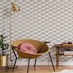 Galerie Wallcoverings Product Code: DA23250 - Luxe Wallpaper Collection Galerie Wallcoverings Product Code DA23250 - Luxe Wallpaper Collection - Light Grey Colours - Shadow Trellis Design