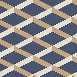 Galerie Wallcoverings Product Code: DA23252 - Luxe Wallpaper Collection Galerie Wallcoverings Product Code DA23252 - Luxe Wallpaper Collection - Blue Yellow Colours - Shadow Trellis Design