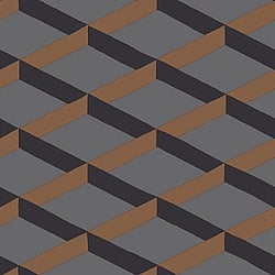 Galerie Wallcoverings Product Code: DA23253 - Luxe Wallpaper Collection Galerie Wallcoverings Product Code DA23253 - Luxe Wallpaper Collection - Brown Black Grey Colours - Shadow Trellis Design