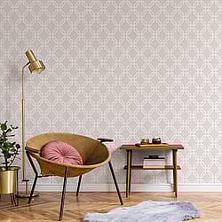 Galerie Wallcoverings Product Code: DA23261 - Luxe Wallpaper Collection Galerie Wallcoverings Product Code DA23261 - Luxe Wallpaper Collection - White Grey Colours - Luxe Trellis Design