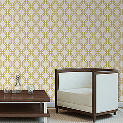 Galerie Wallcoverings Product Code: DA23263 - Luxe Wallpaper Collection Galerie Wallcoverings Product Code DA23263 - Luxe Wallpaper Collection - Yellow Colours - Luxe Trellis Design
