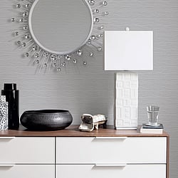 Galerie Wallcoverings Product Code: DWP0230-05 - Emporium Wallpaper Collection Galerie Wallcoverings Product Code DWP0230-05 - Emporium Wallpaper Collection - Grey Silver Colours - Metallic Plain Design