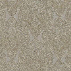 Galerie Wallcoverings Product Code: DWP0247-06 - Emporium Wallpaper Collection Galerie Wallcoverings Product Code DWP0247-06 - Emporium Wallpaper Collection - Grey Gold Colours - Mehndi Damask Design