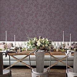 Galerie Wallcoverings Product Code: DWP0250-01 - Emporium Wallpaper Collection Galerie Wallcoverings Product Code DWP0250-01 - Emporium Wallpaper Collection - Purple Colours - Acanthus trail Design