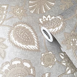 Galerie Wallcoverings Product Code: DWP0351-04 - Elegance Wallpaper Collection Galerie Wallcoverings Product Code DWP0351-04 - Elegance Wallpaper Collection - Flower Fan Design