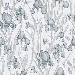 Galerie Wallcoverings Product Code: EL21020 - Elisir Wallpaper Collection Galerie Wallcoverings Product Code EL21020 - Elisir Wallpaper Collection - Blue Grey Colours - Iris Whisper Design