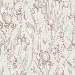 Galerie Wallcoverings Product Code: EL21021 - Elisir Wallpaper Collection Galerie Wallcoverings Product Code EL21021 - Elisir Wallpaper Collection - Rose Gold Pink Lilac Colours - Iris Whisper Design