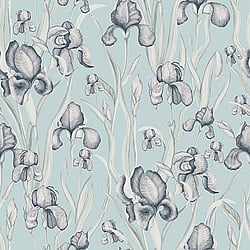 Galerie Wallcoverings Product Code: EL21023 - Elisir Wallpaper Collection Galerie Wallcoverings Product Code EL21023 - Elisir Wallpaper Collection - Blue Lilac White Colours - Iris Whisper Design