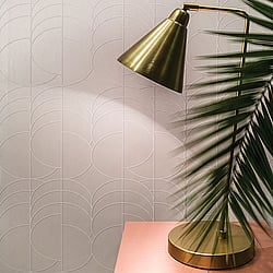 Galerie Wallcoverings Product Code: EL21050 - Elisir Wallpaper Collection Galerie Wallcoverings Product Code EL21050 - Elisir Wallpaper Collection - White Pearl Colours - Deco Retro Design