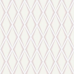 Galerie Wallcoverings Product Code: EL21061 - Elisir Wallpaper Collection Galerie Wallcoverings Product Code EL21061 - Elisir Wallpaper Collection - Pink Silver White Colours - Modern Trellis Design