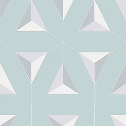 Galerie Wallcoverings Product Code: EL21072 - Elisir Wallpaper Collection Galerie Wallcoverings Product Code EL21072 - Elisir Wallpaper Collection - Blue Lilac Colours - Geo Triangles Design