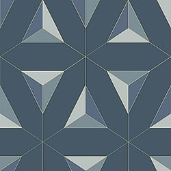 Galerie Wallcoverings Product Code: EL21073 - Elisir Wallpaper Collection Galerie Wallcoverings Product Code EL21073 - Elisir Wallpaper Collection - Blue Gold Colours - Geo Triangles Design