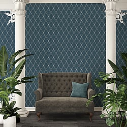 Galerie Wallcoverings Product Code: ES31122 - Escape Wallpaper Collection Galerie Wallcoverings Product Code ES31122 - Escape Wallpaper Collection - Green, Mint, Black Colours - Trellis Design