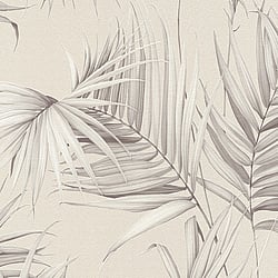 Galerie Wallcoverings Product Code: ES31133 - Escape Wallpaper Collection Galerie Wallcoverings Product Code ES31133 - Escape Wallpaper Collection - Beige, Grey, Silver Colours - Palm Leaves Design