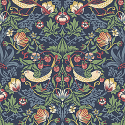 Galerie Wallcoverings Product Code: ET11202 - Arts and Crafts Wallpaper Collection Galerie Wallcoverings Product Code ET11202 - Arts and Crafts Wallpaper Collection - Blue Green red Colours - Fragaria Garden Design