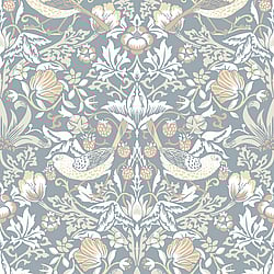 Galerie Wallcoverings Product Code: ET11222 - Arts and Crafts Wallpaper Collection Galerie Wallcoverings Product Code ET11222 - Arts and Crafts Wallpaper Collection - Blue White Blush Colours - Fragaria Garden Design