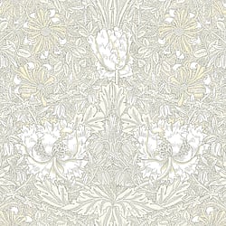 Galerie Wallcoverings Product Code: ET12605 - Arts and Crafts Wallpaper Collection Galerie Wallcoverings Product Code ET12605 - Arts and Crafts Wallpaper Collection - Taupe Cream Colours - Ogee Flora Design