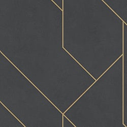 Galerie Wallcoverings Product Code: EX31000 - Exposed Wallpaper Collection Galerie Wallcoverings Product Code EX31000 - Exposed Wallpaper Collection - Black Gold Colours - Structural Geometric Design